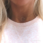 Infinity Ring Necklace – Stainless Steel