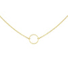 Infinity Ring Necklace – Stainless Steel