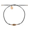 Glass Stone Bracelet – Black & Brown