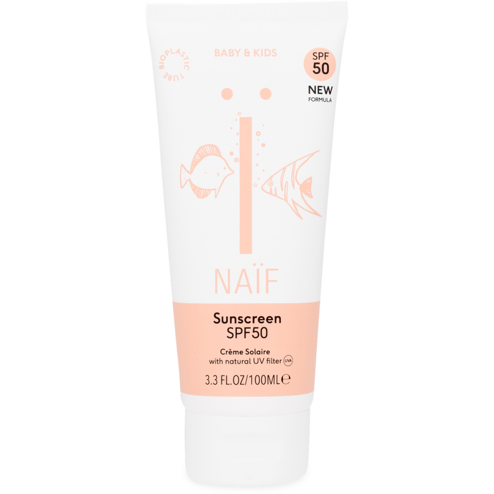 Naïf natuurlijke zonnebrandcrème Baby & Kids SPF50