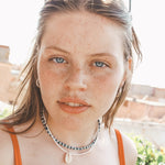 Basic white shell necklace