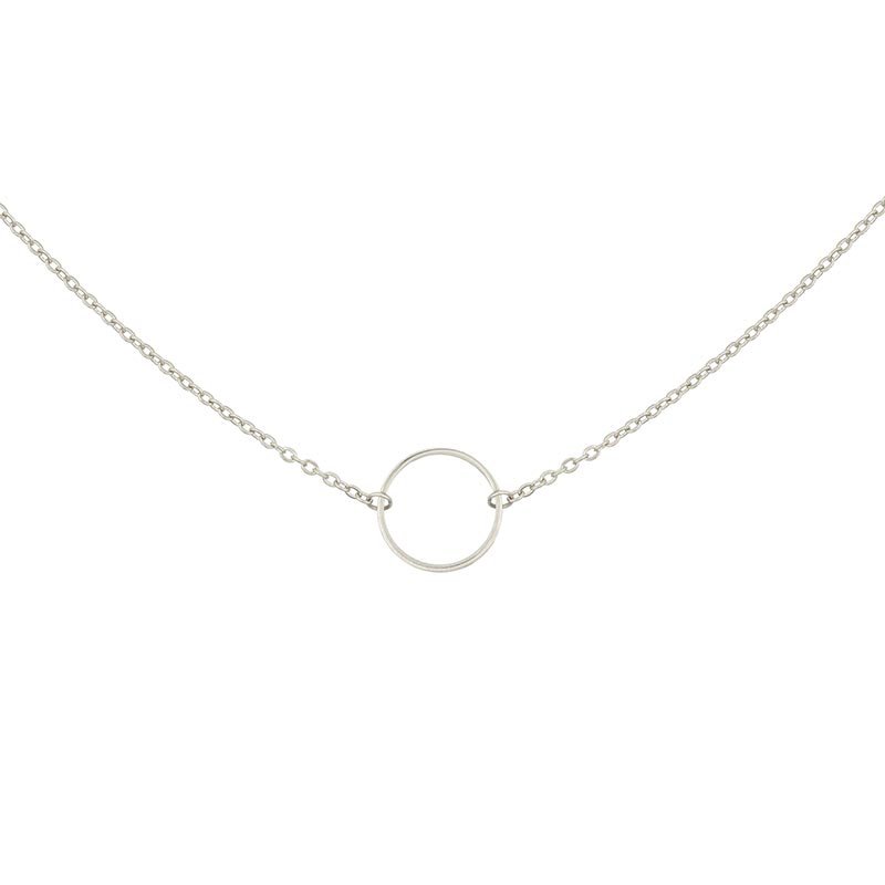 Infinity Ring Necklace – Stainless Steel