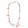 Laagjes ketting schelp - geel