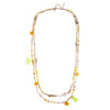 Laagjes ketting schelp - geel
