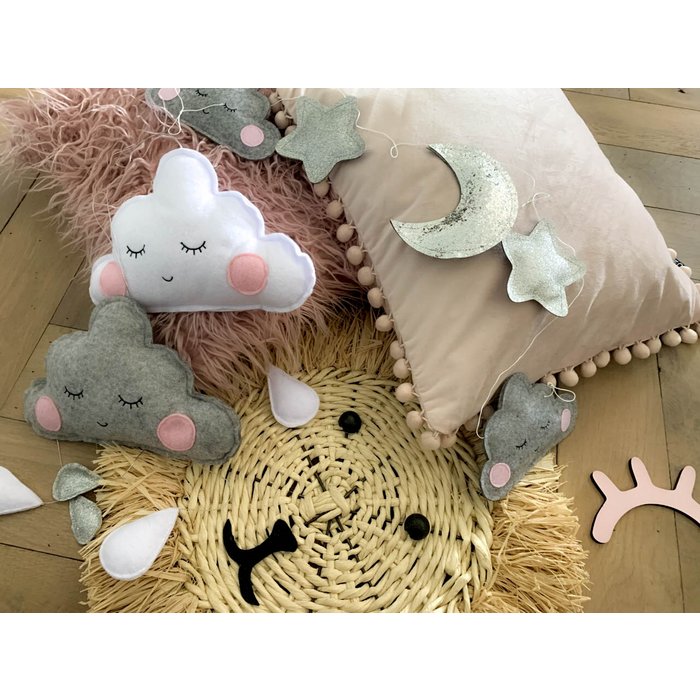 Kussenhoes Furry pink