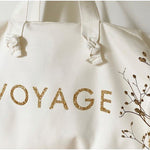 Sac Polochon blanc milk - VOYAGE