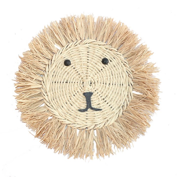 Wanddecoratie Lewis Lion gras